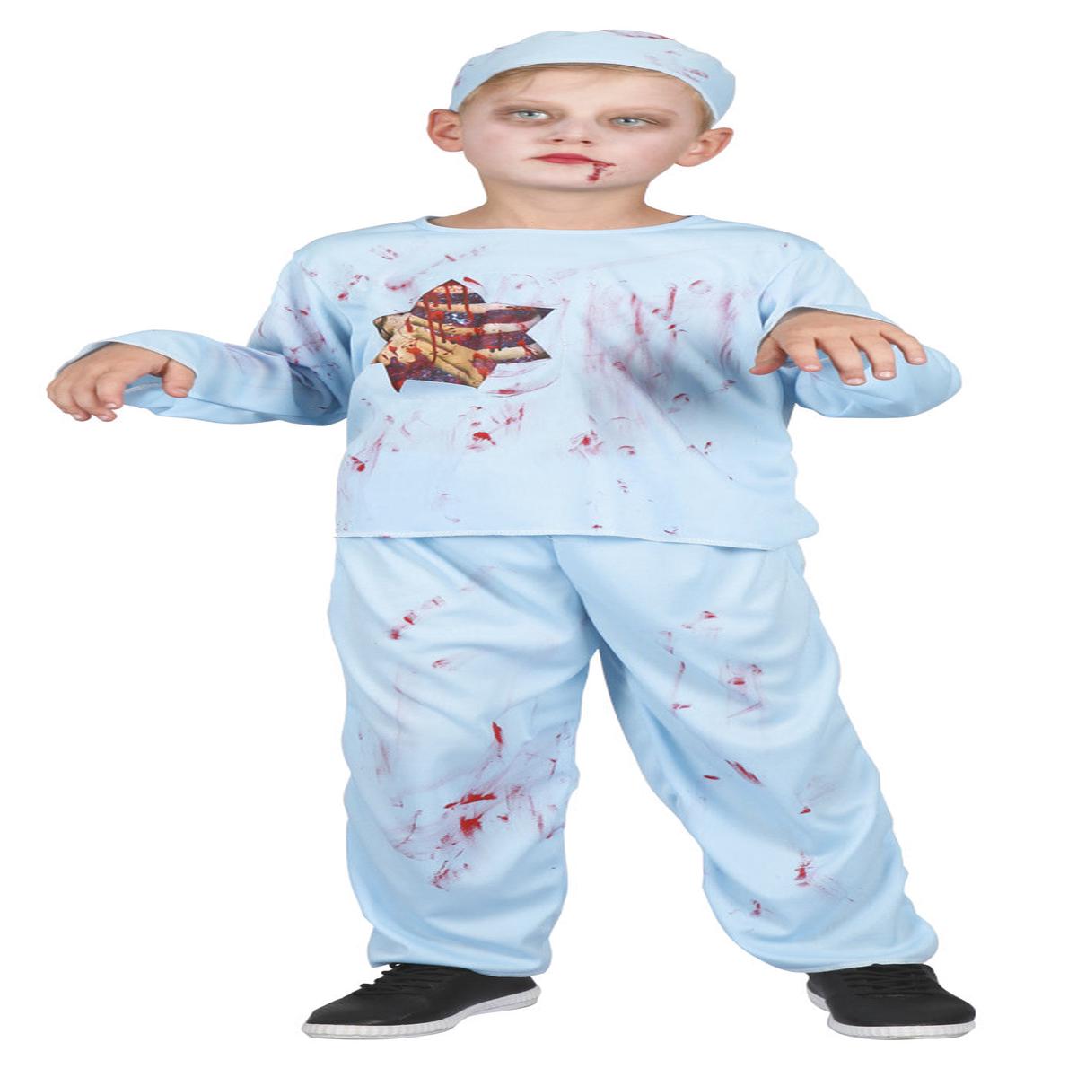 Zombie Surgeon Halloween Costume for Kids