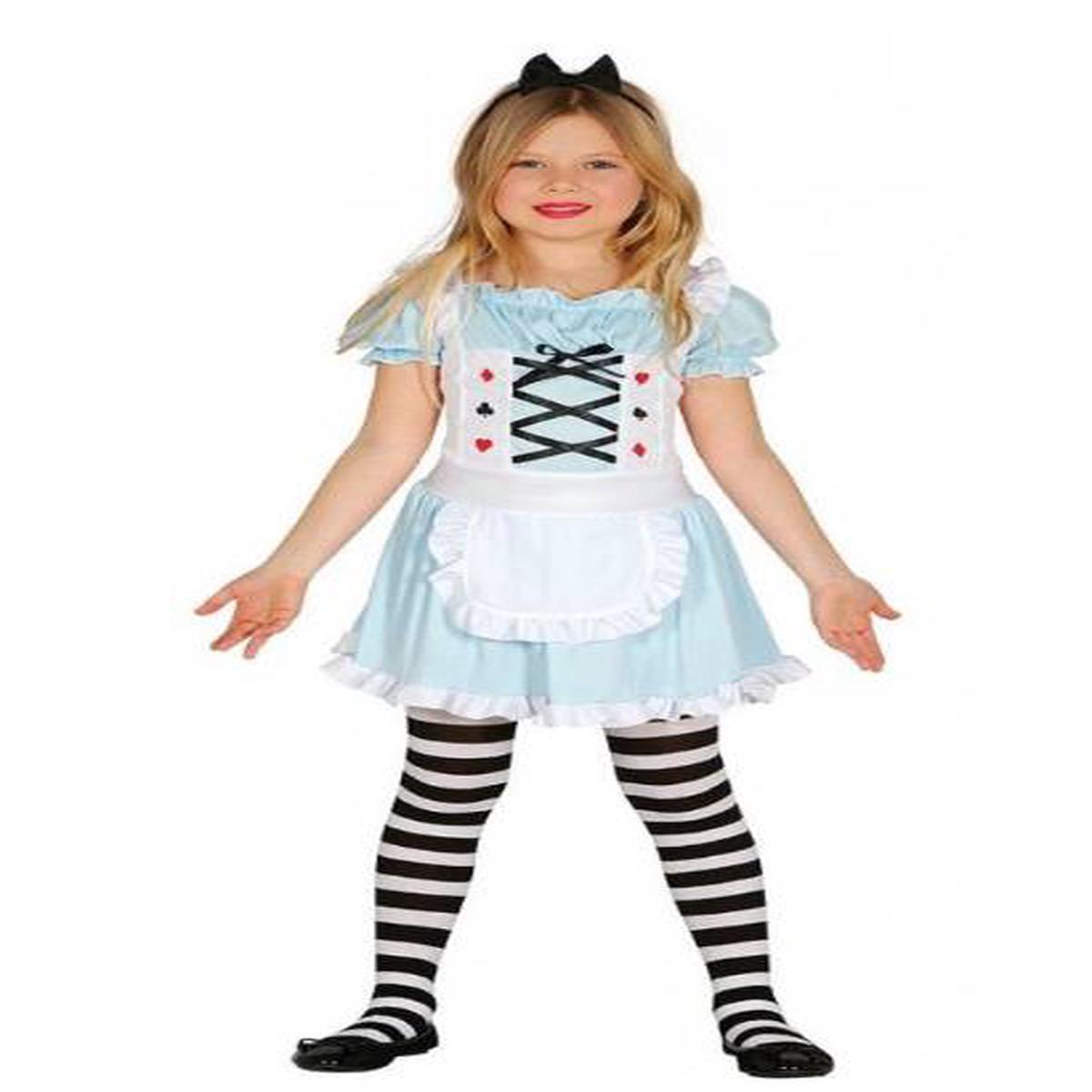 Alice in Wonderland Carnival Costume for Girls