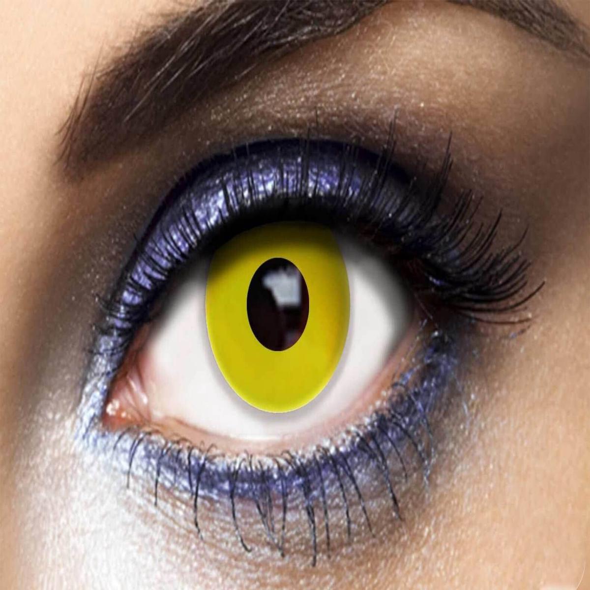 Annual Contact Lenses for Yellow Eyes Costume Accessories