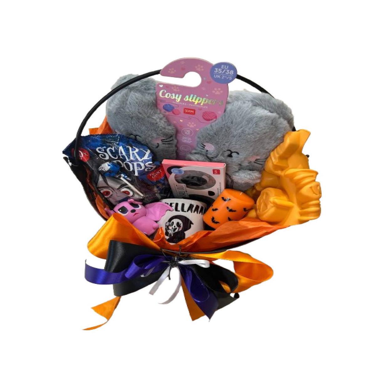 Boo Basket Halloween Cauldron and Themed Accessories