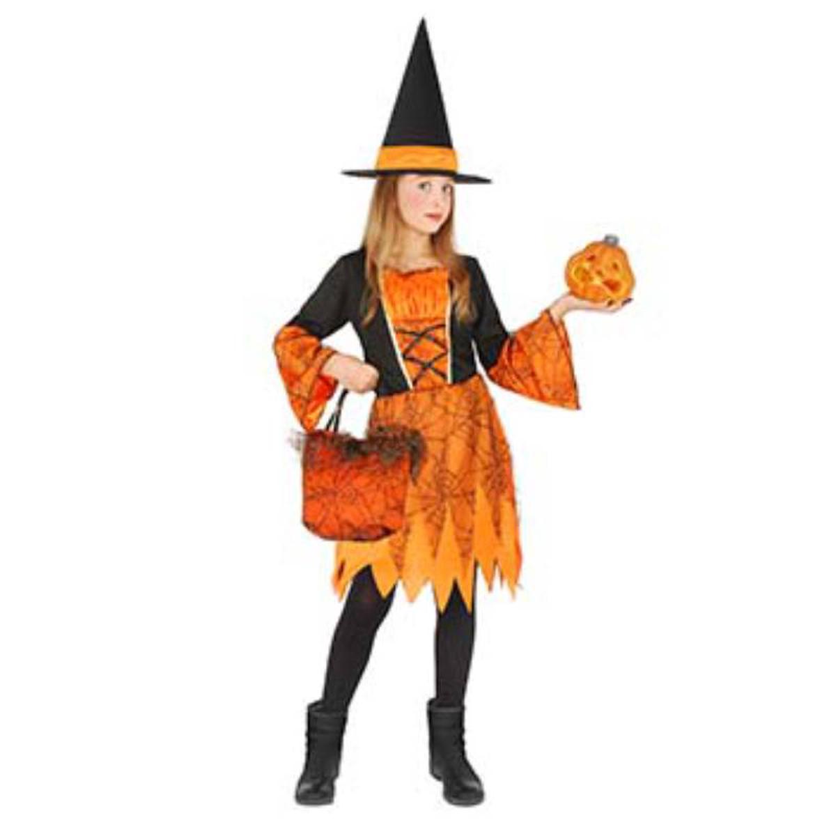 Pumpkin Witch Halloween Costume for Girls