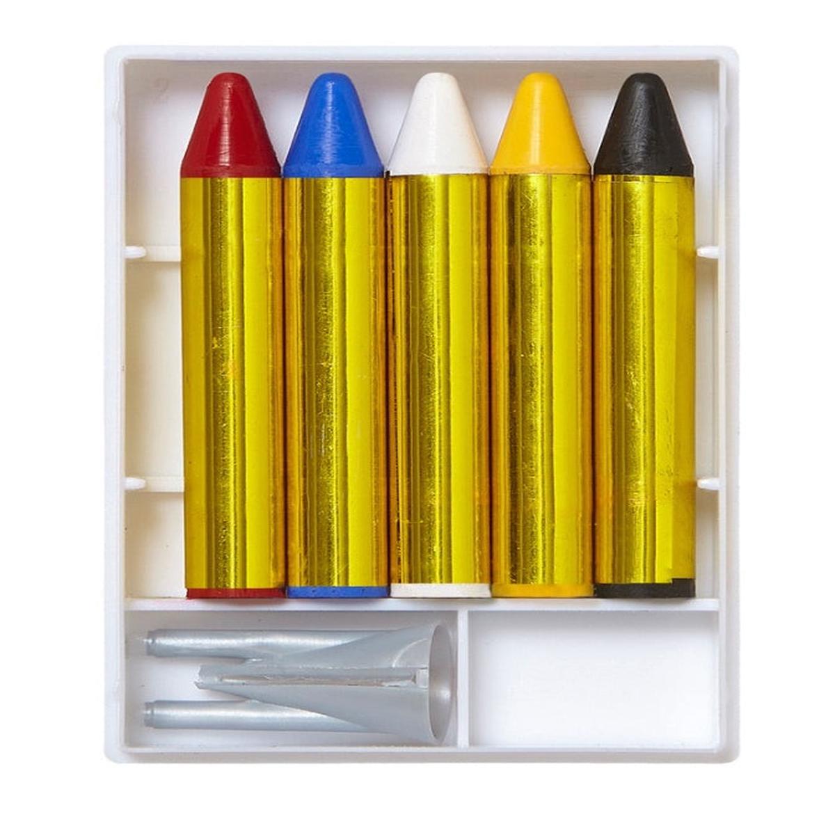 Set of 5 Cerone Pencils for Halloween and Carnival Makeup