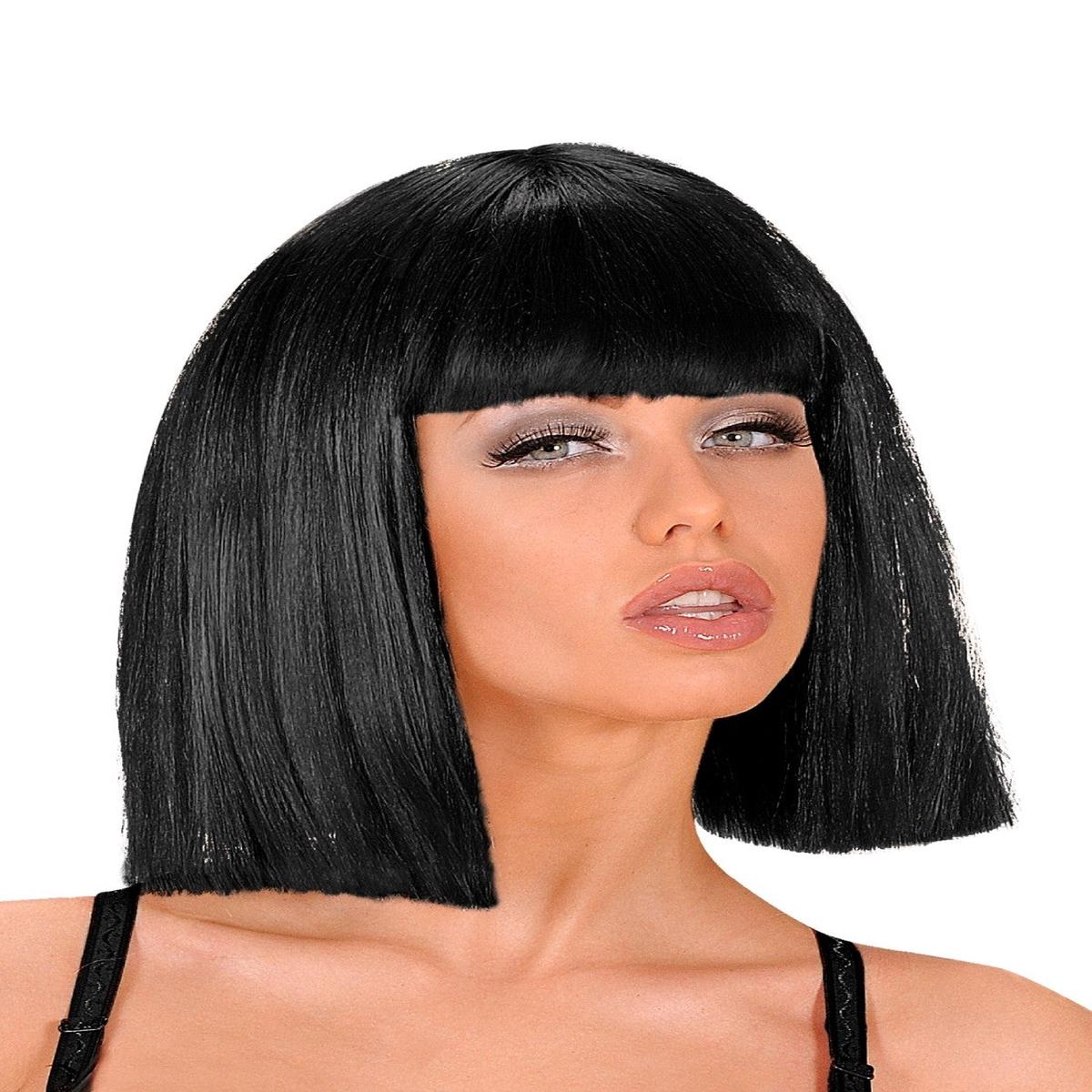 Short Black Showgirl Wig