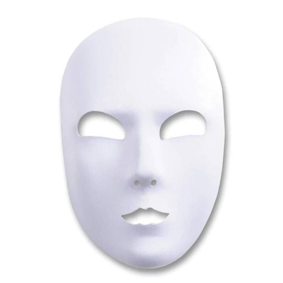 White Fabric Mask