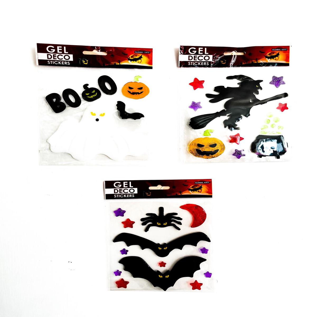 Window Stickers Assorted Figures Halloween Ornaments