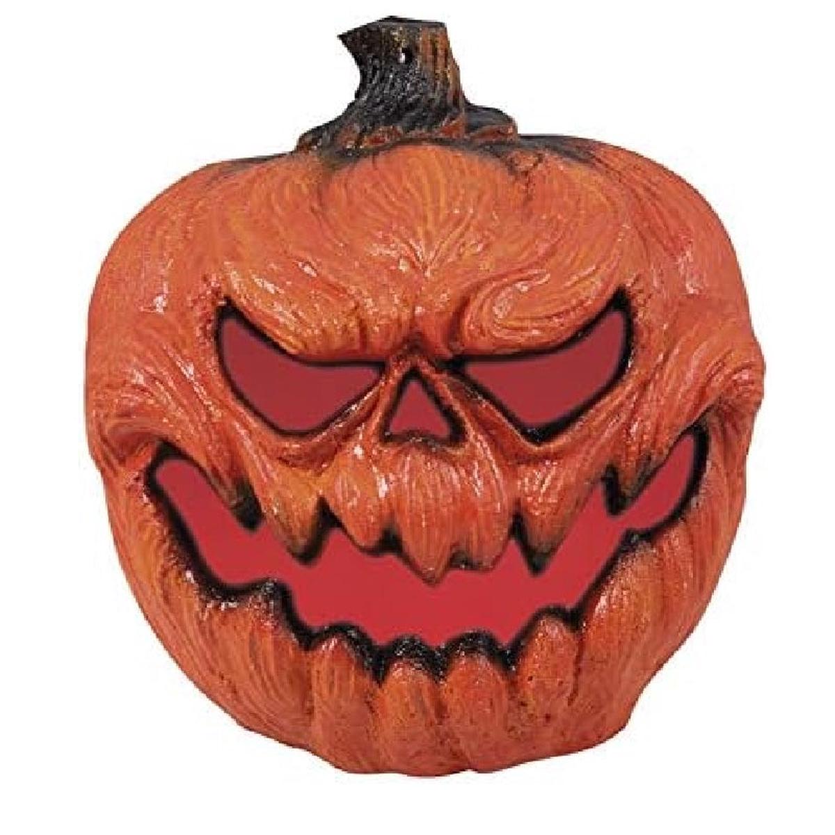 18cm Plastic Light Up Pumpkin Halloween Ornaments