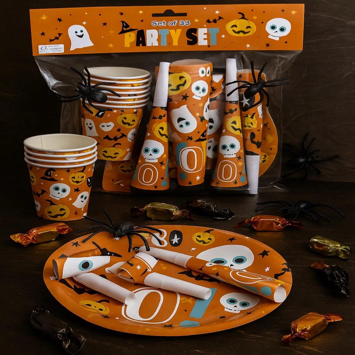 36-Piece Halloween Party Set