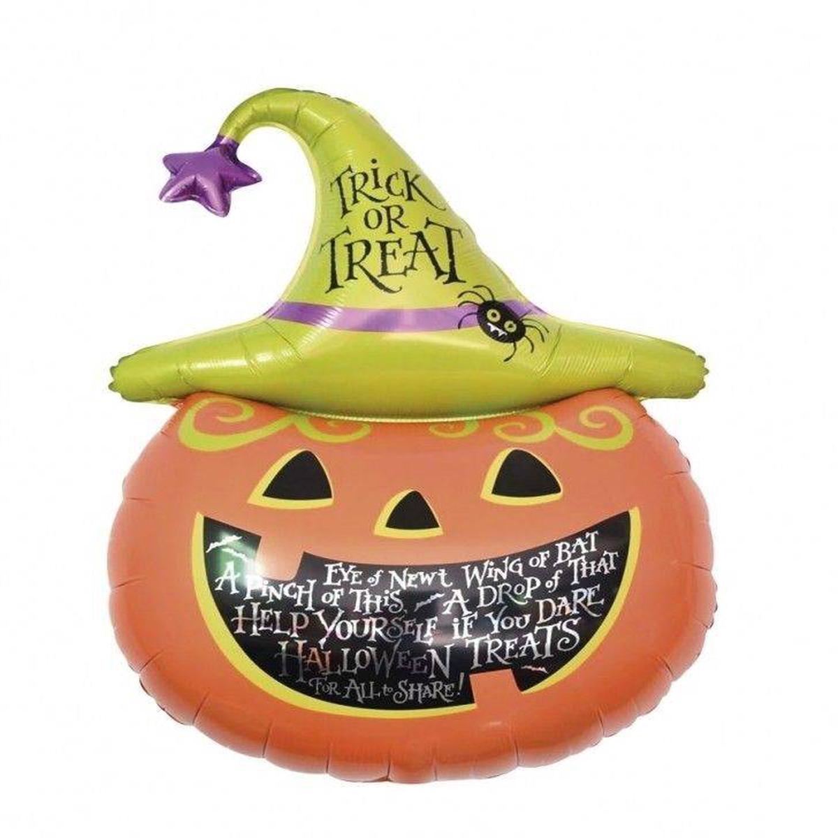 90cm Pumpkin Metal Foil Balloon Halloween Ornaments
