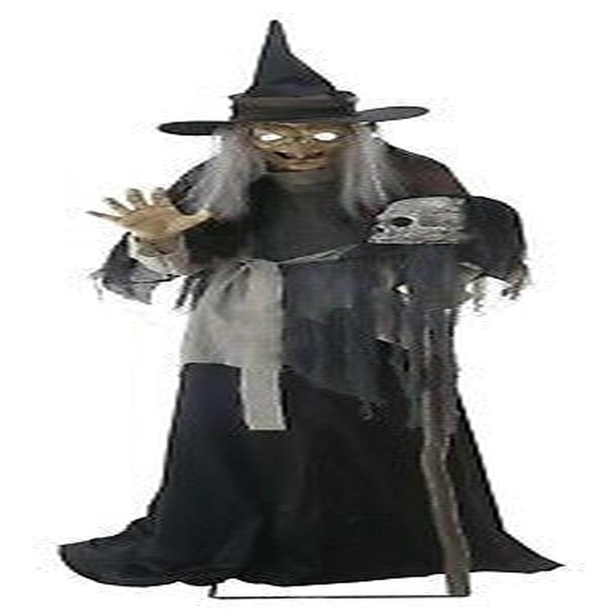 Animated Halloween Monster Witch Haggard