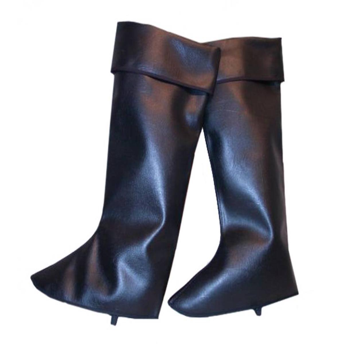 Black Boot Covers for Carnival Disguise