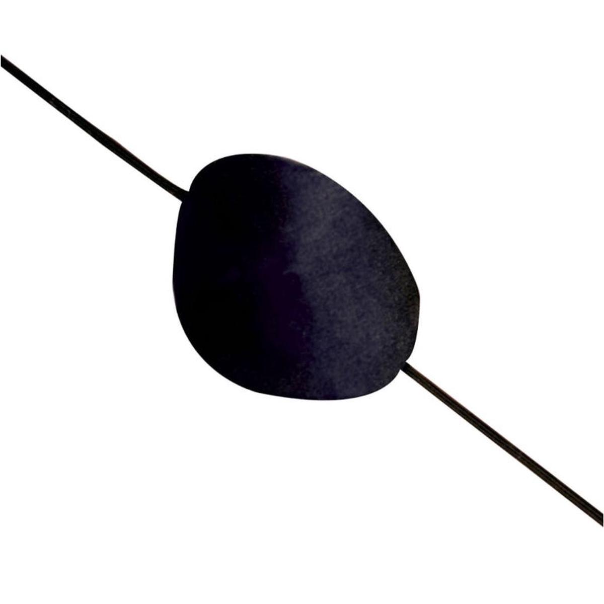 Black Satin Pirate Eye Patch Halloween and Carnival Accessories