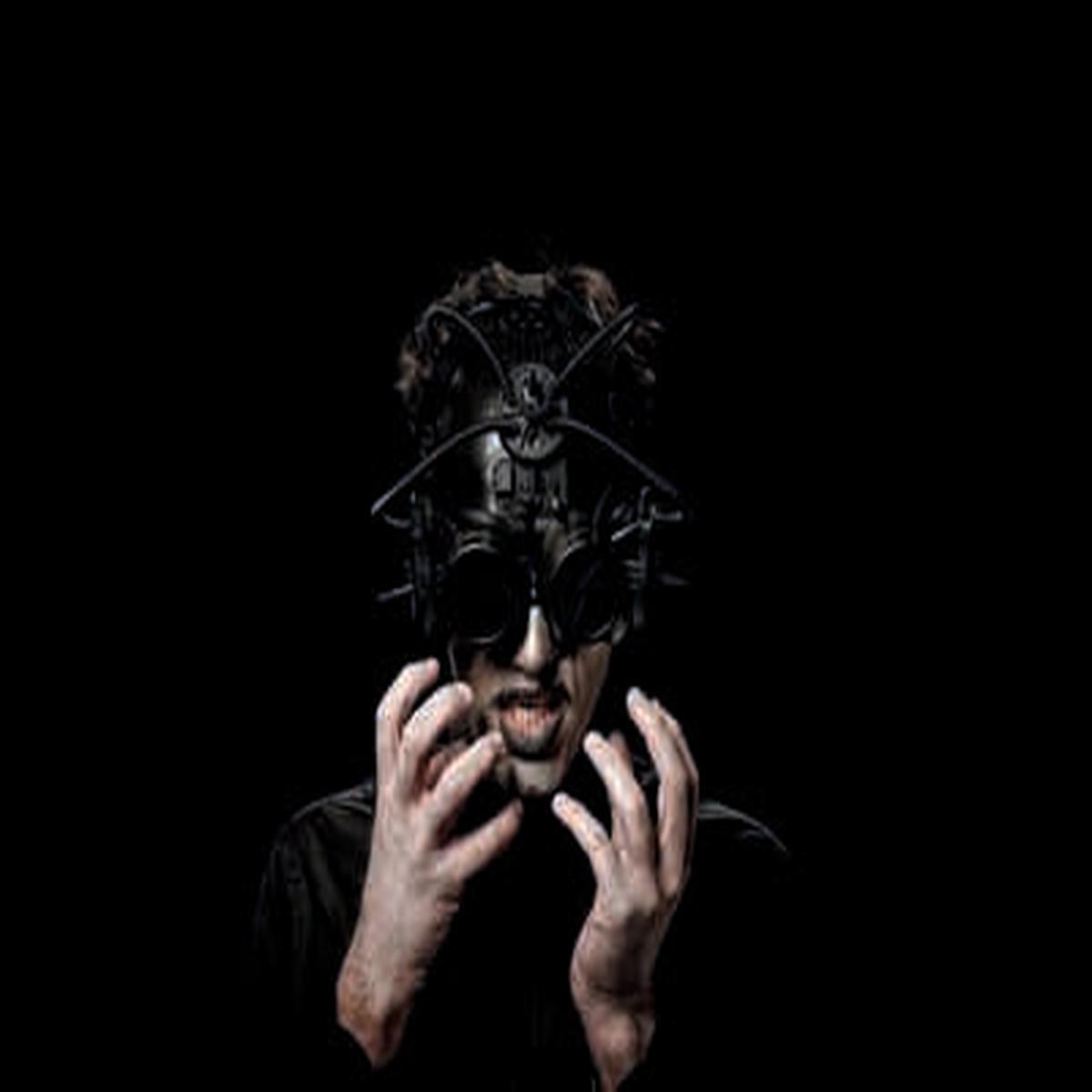 Black Skull Cyborg Halloween Mask