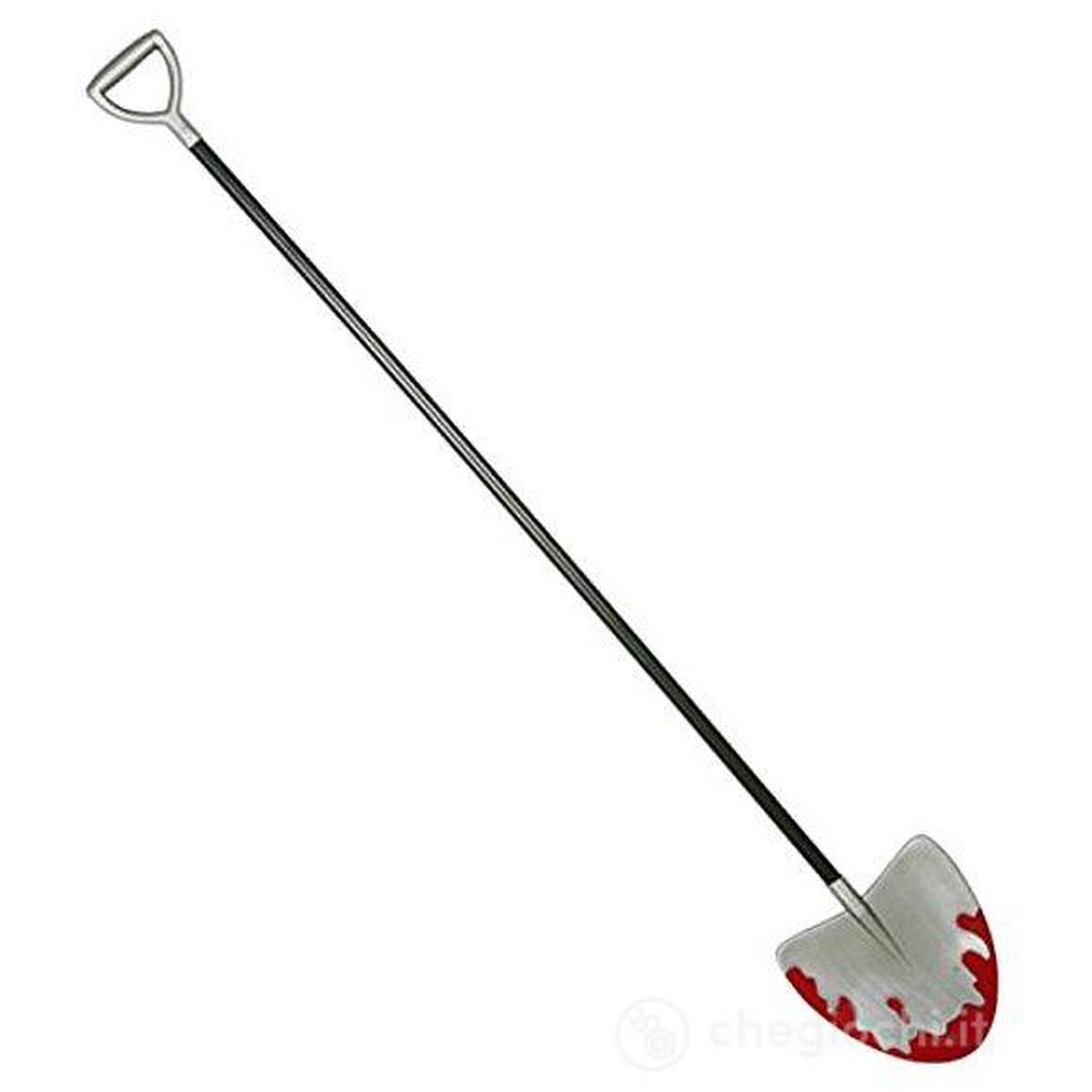 Bloody Plastic Shovel 122cm Halloween Weapons