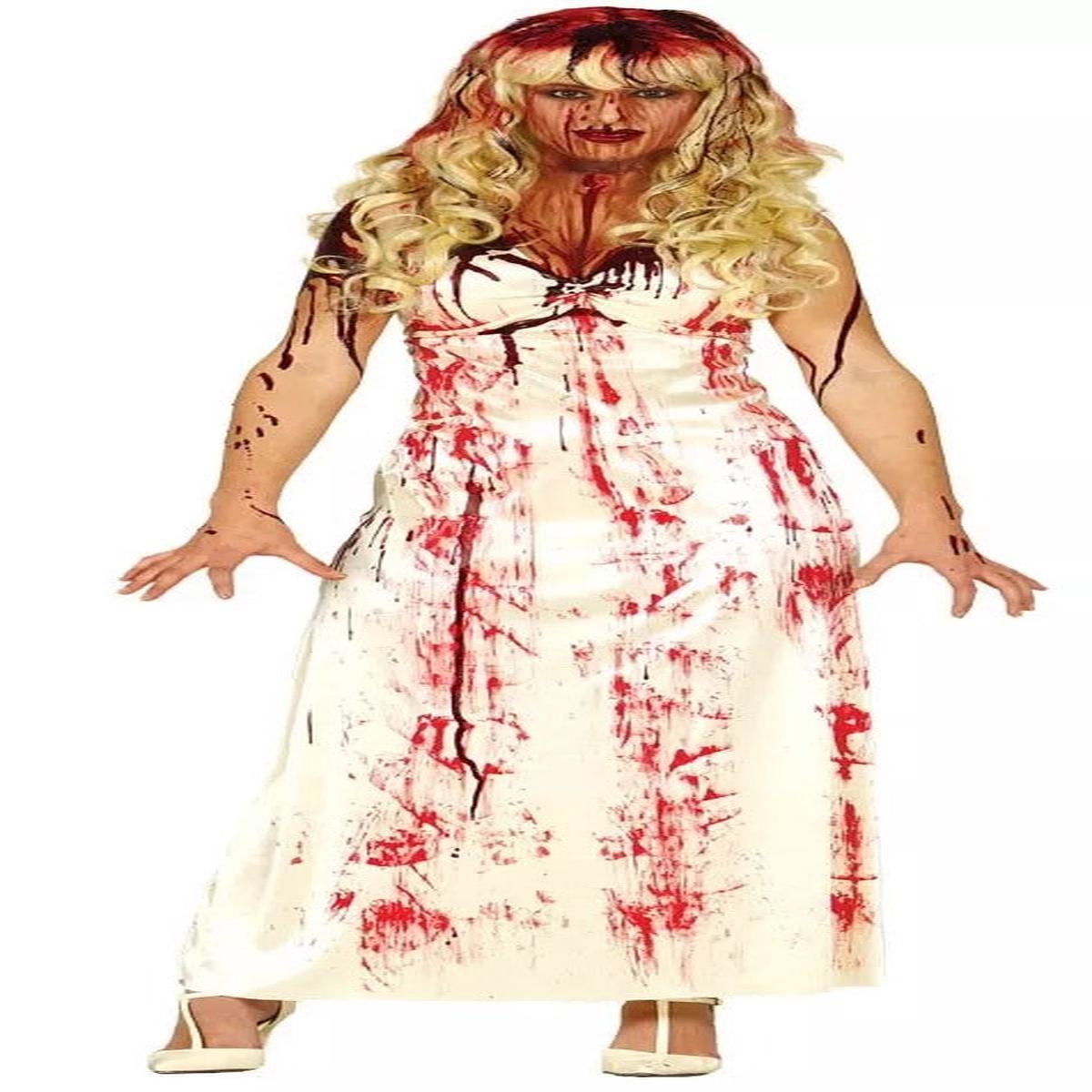 Bloody Student Halloween Costume for Women