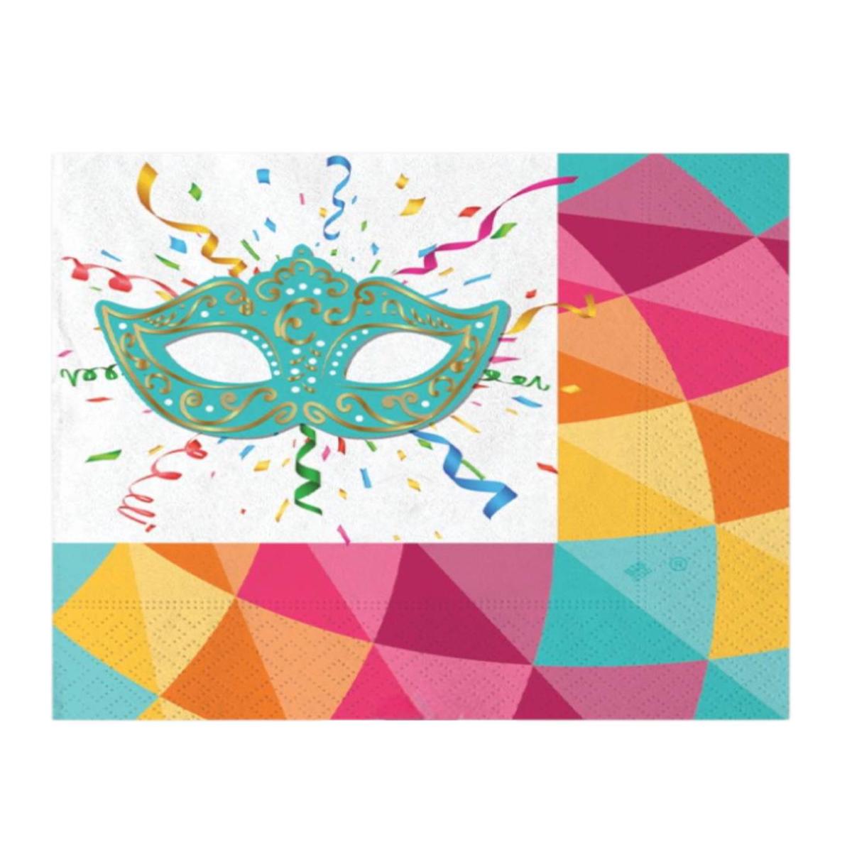 Carnival Paper Napkins 33cm 16pcs