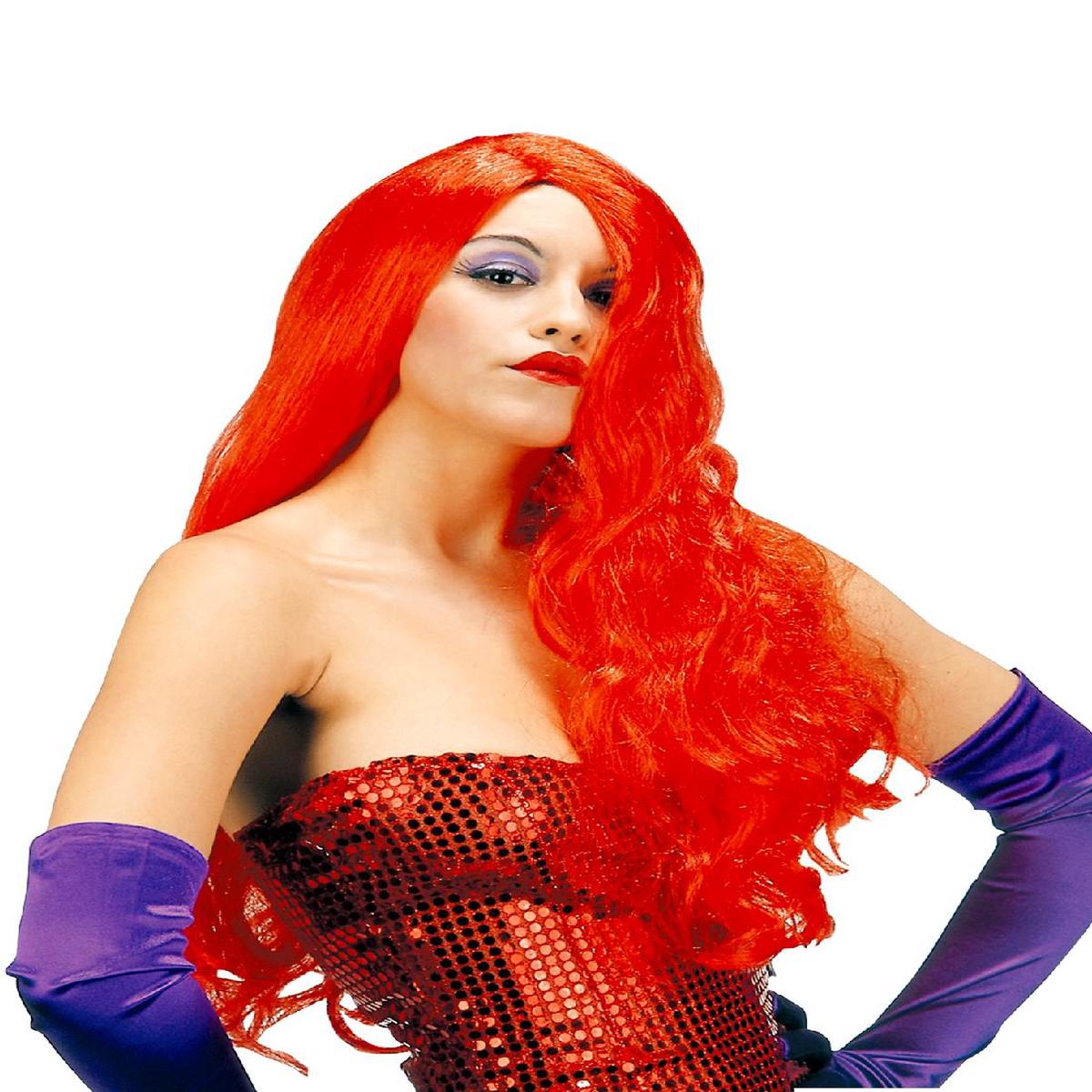 Red Carnival Wig
