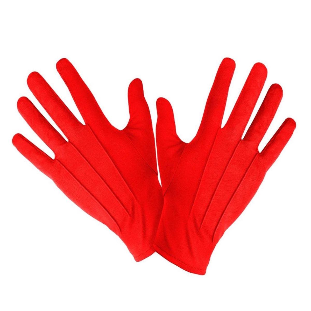 Red Gloves XL Halloween and Carnival Accessories