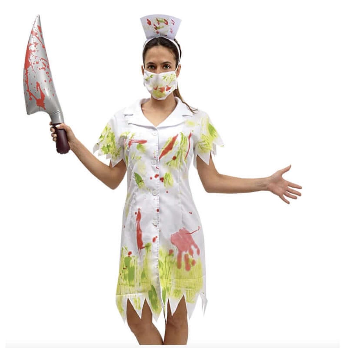 Toxic Killer Nurse Adult Halloween Costume