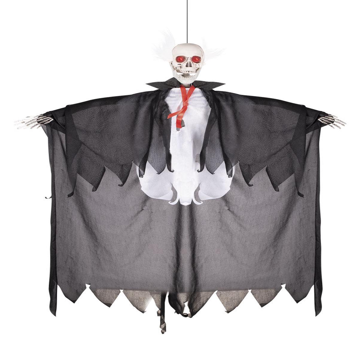 Vampire Skeleton with Glowing Eyes 60cm Halloween Ornaments