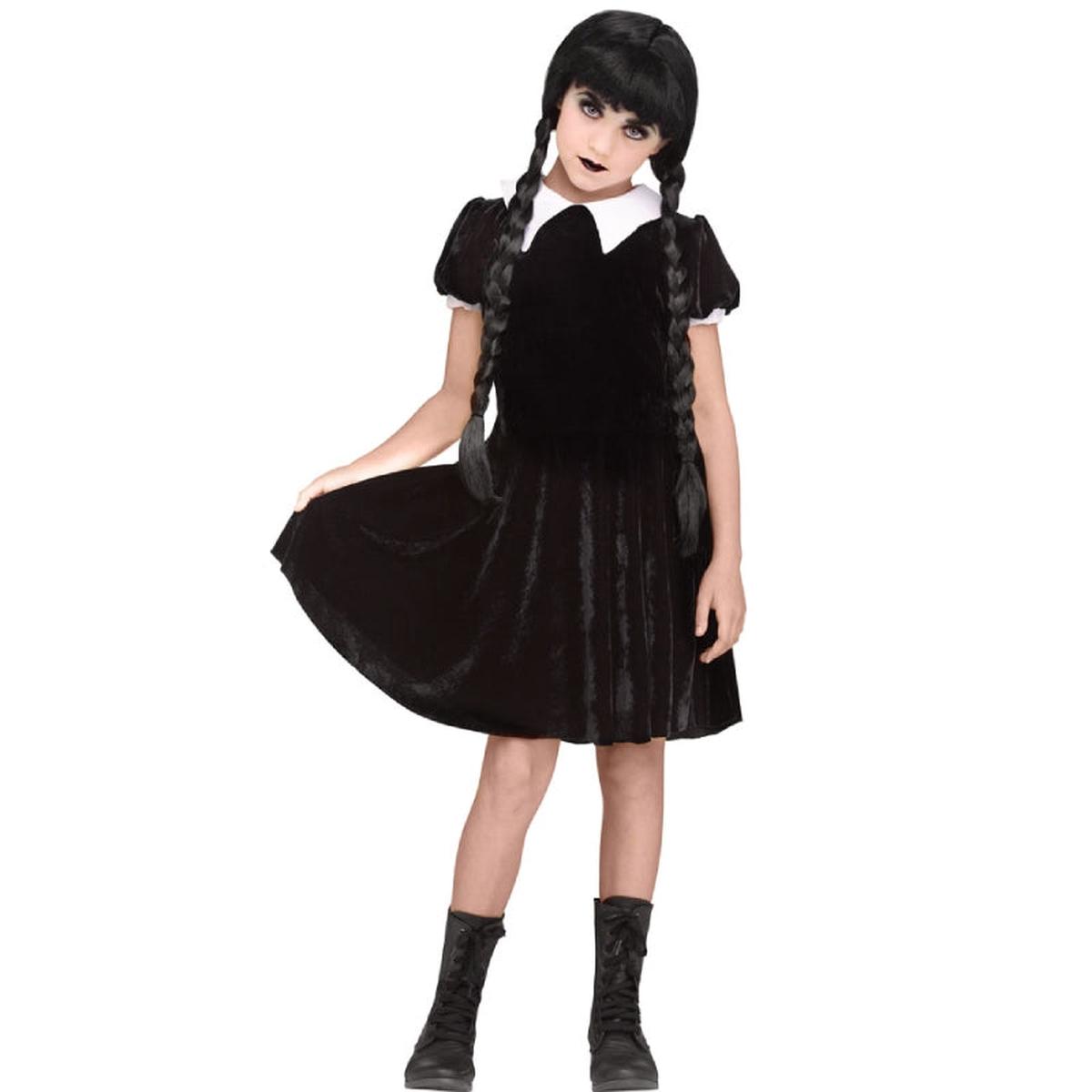 Wednesday Addams Halloween Costume for Girls