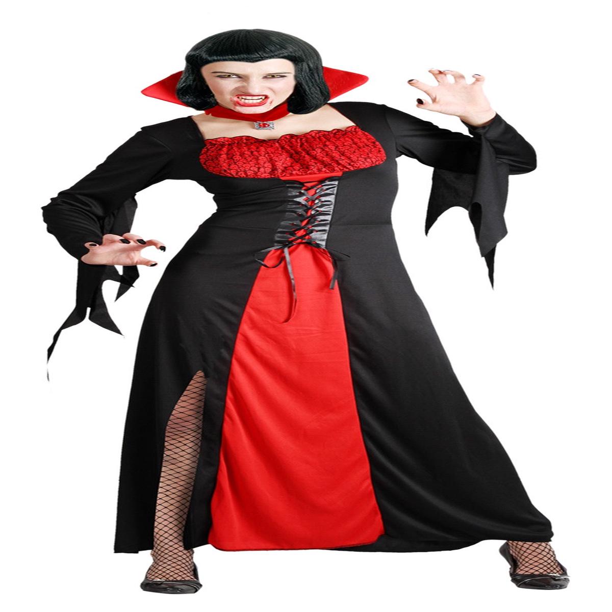 Women's Vampire Halloween Costume, One Size