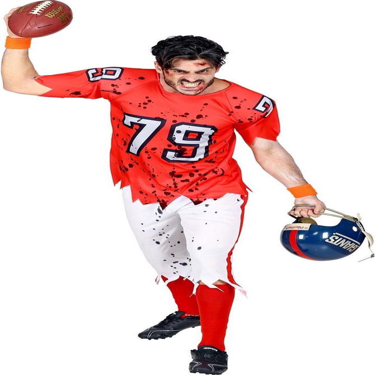Adult Zombie Football Player Halloween Costume