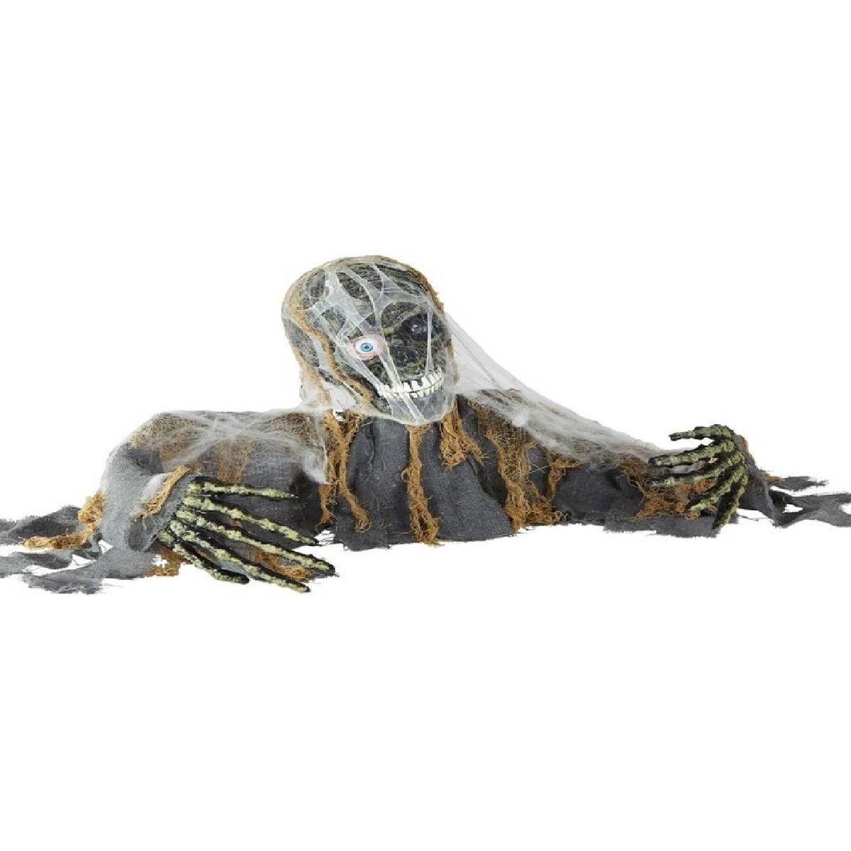 Animated Skeleton Halloween Decoration with Sounds and Lights 120cm