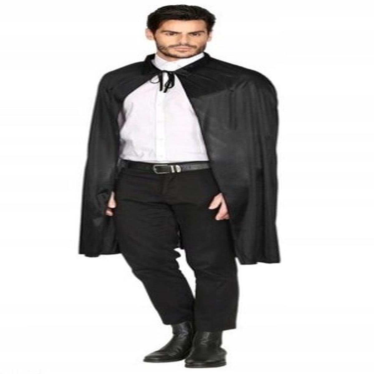 Black Cloak 110cm Halloween and Carnival Accessories