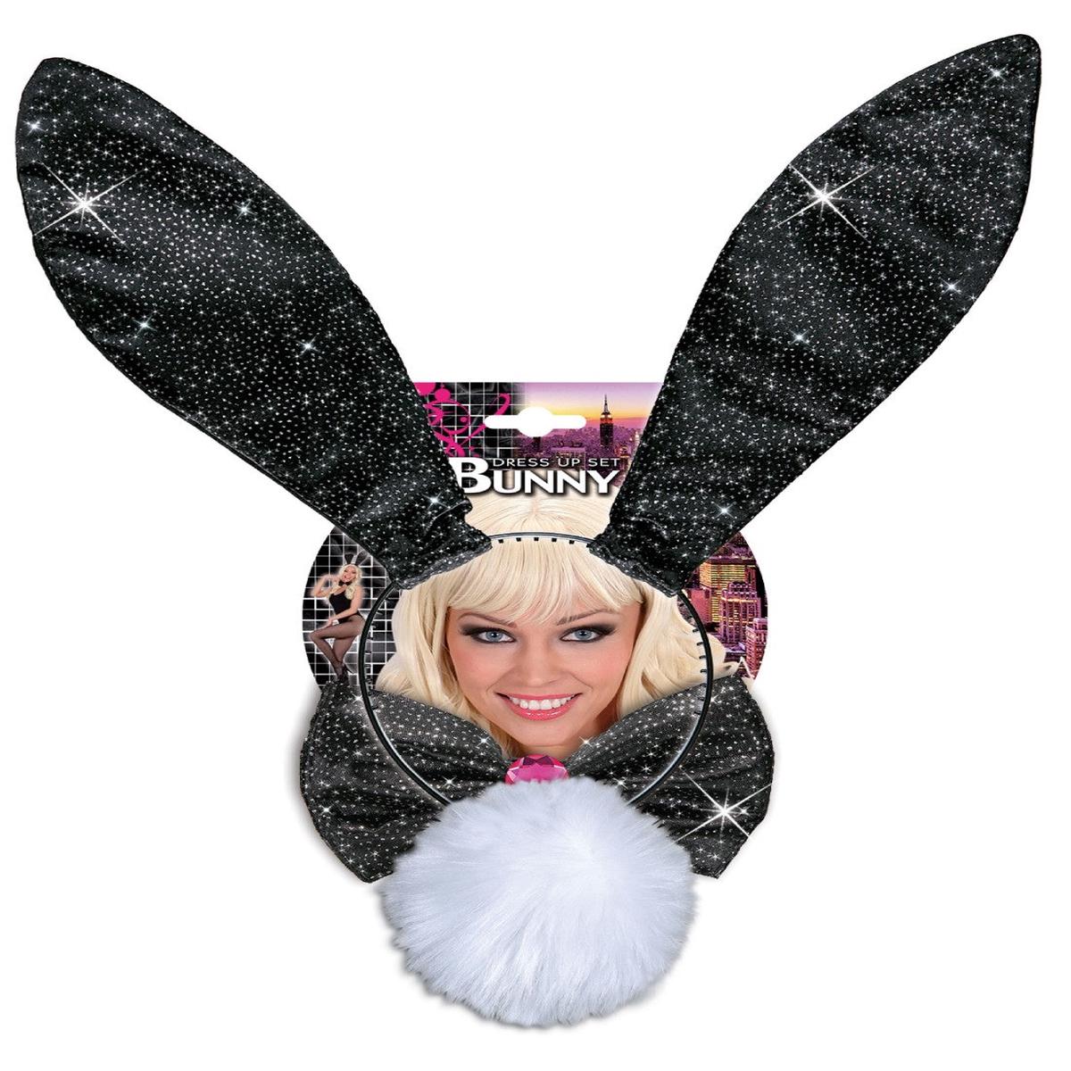 Black Rabbit Costume Set Halloween and Carnival Accessories