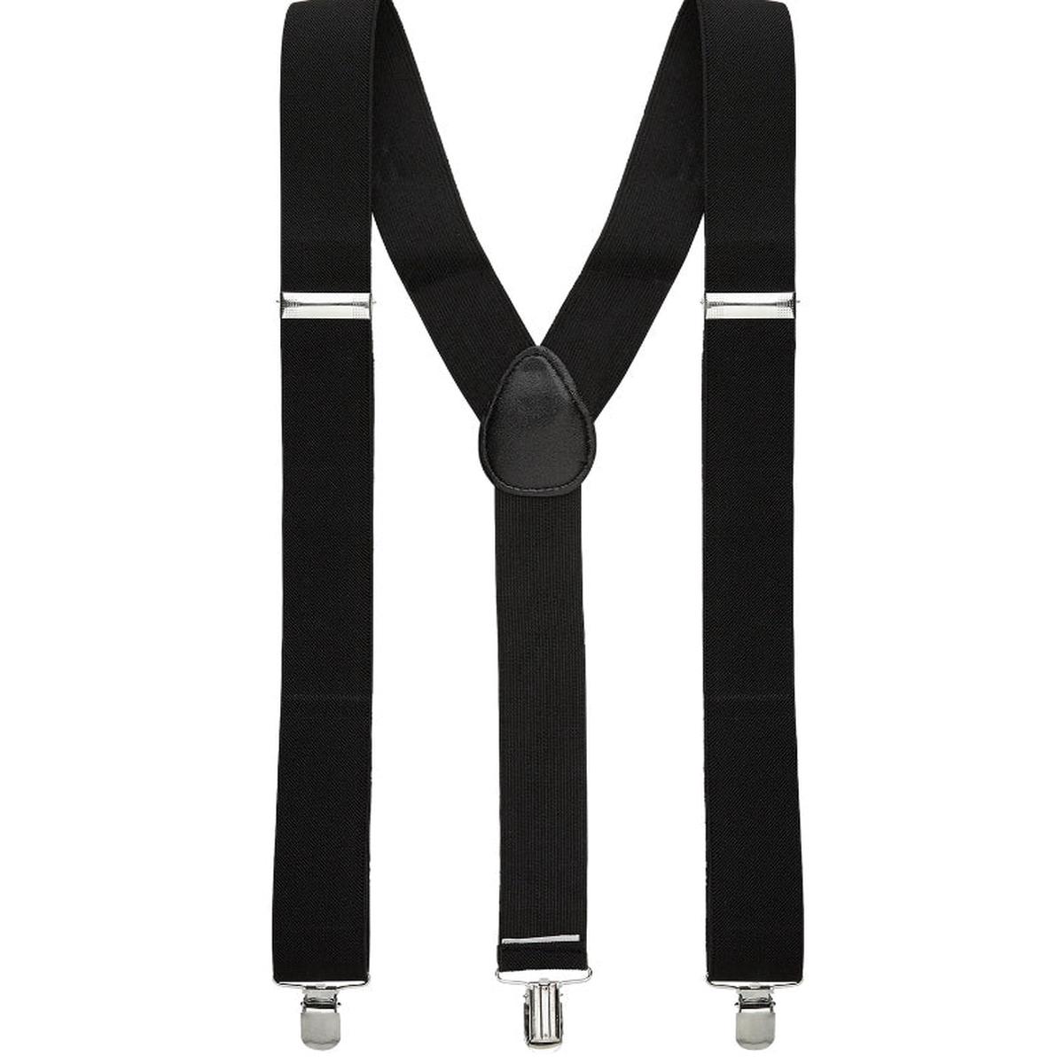 Black Suspenders 120cm Halloween and Carnival Accessories