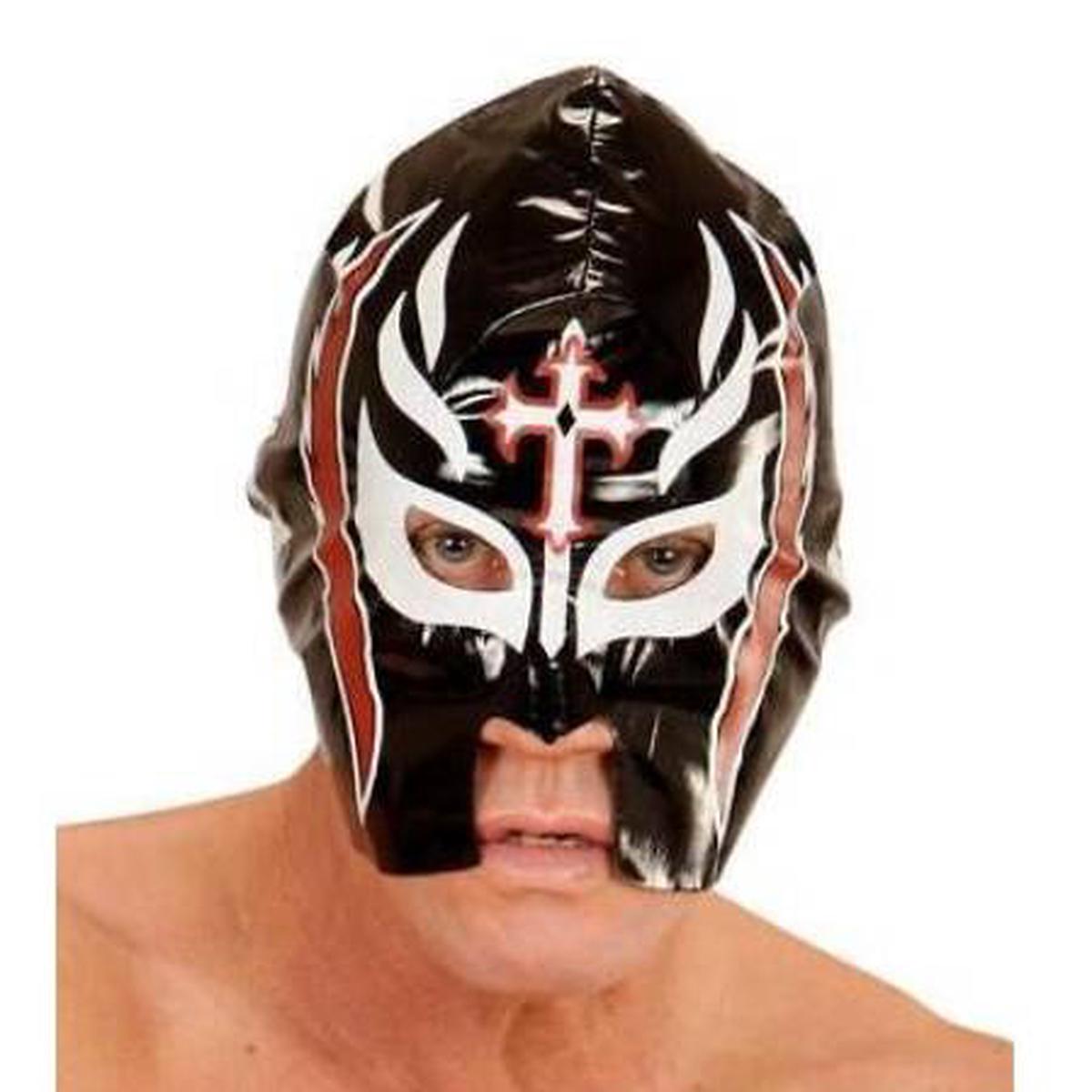 Black Wrestler Mask - Carnival Accessories