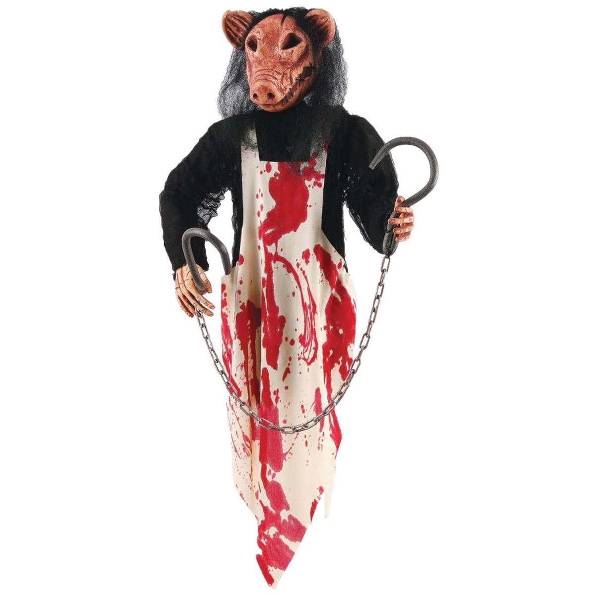 Bloody Butcher Pig 90cm Halloween Ornaments