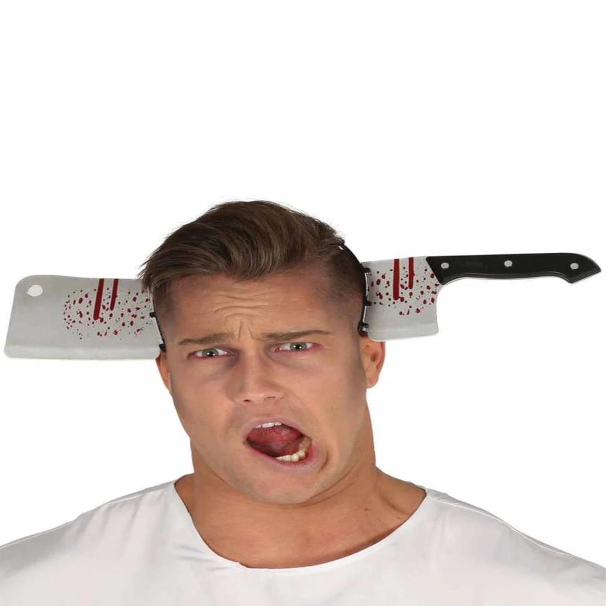 Bloody Cleaver Knife Headband