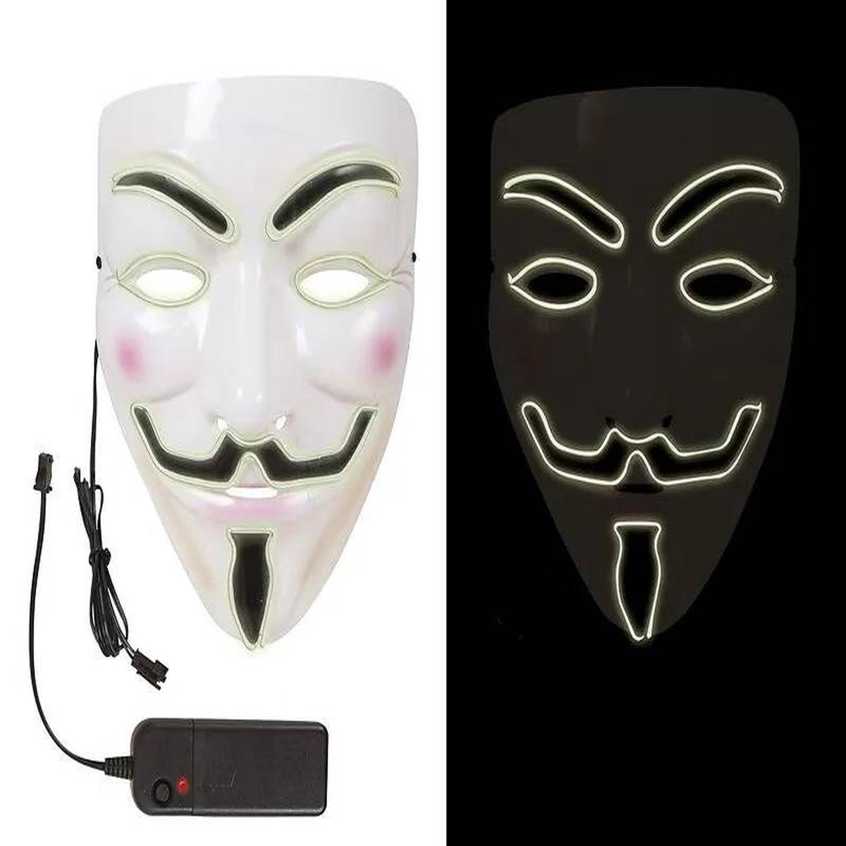 V For Vendetta Halloween Mask With LED