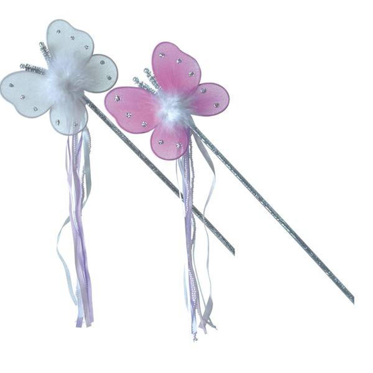 White and Pink Fairy Magic Wand