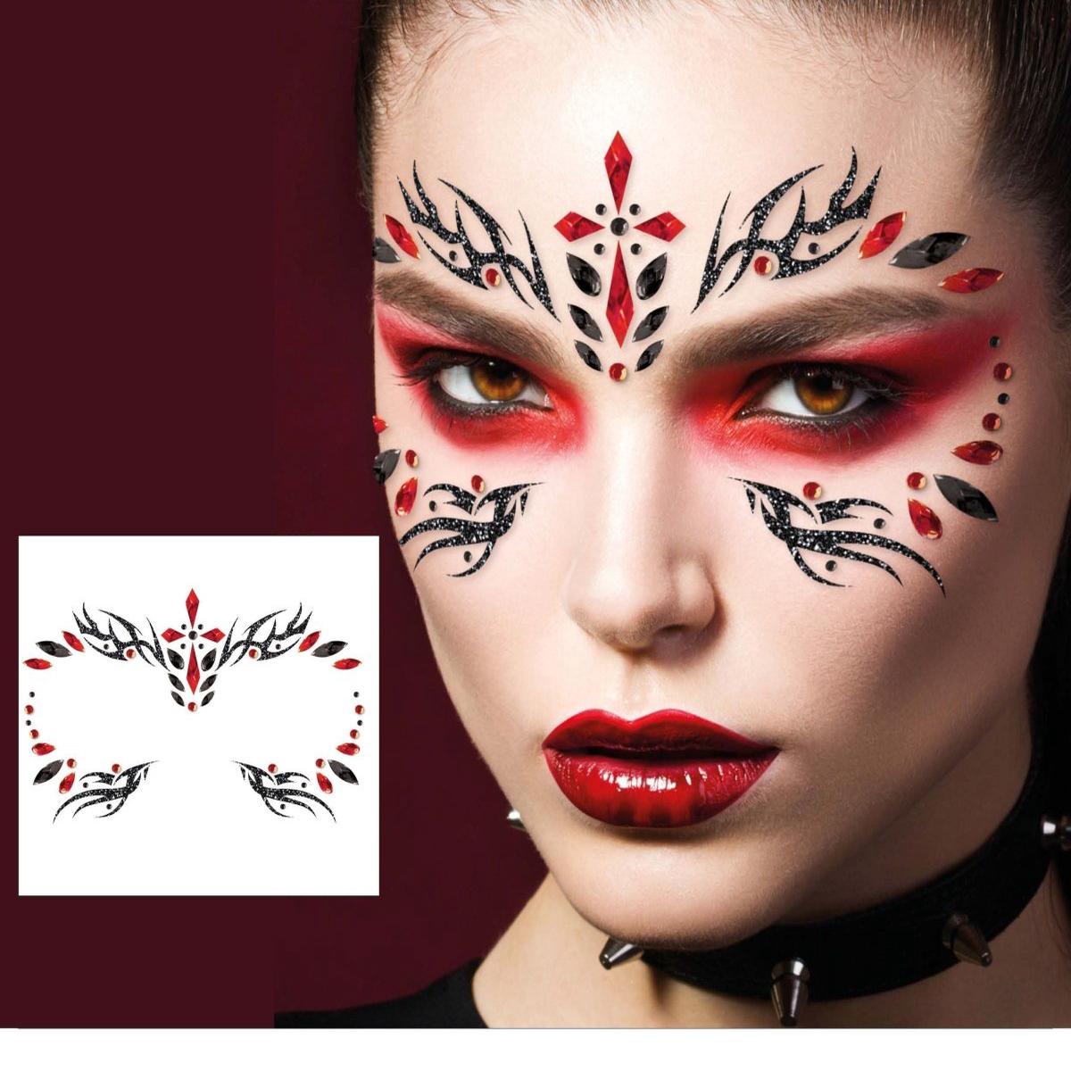 Halloween Face Stickers Sort Rd