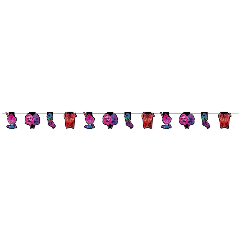 Creepy Carnival Banner - Blacklight Reactive