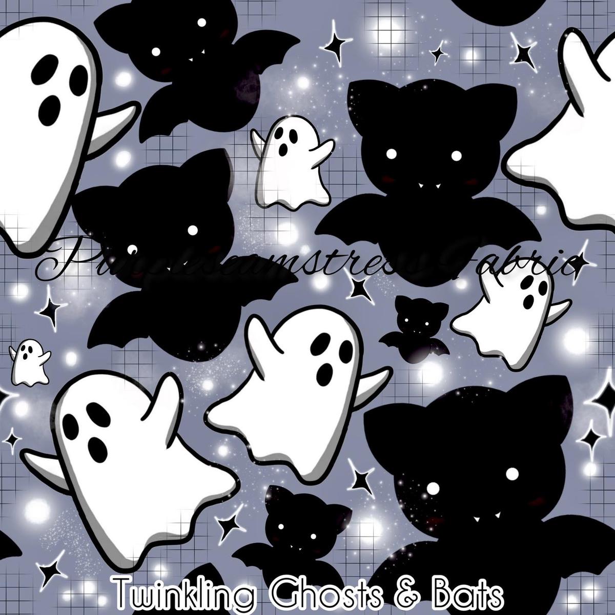 Twinkling Ghosts & Bats  Fab...