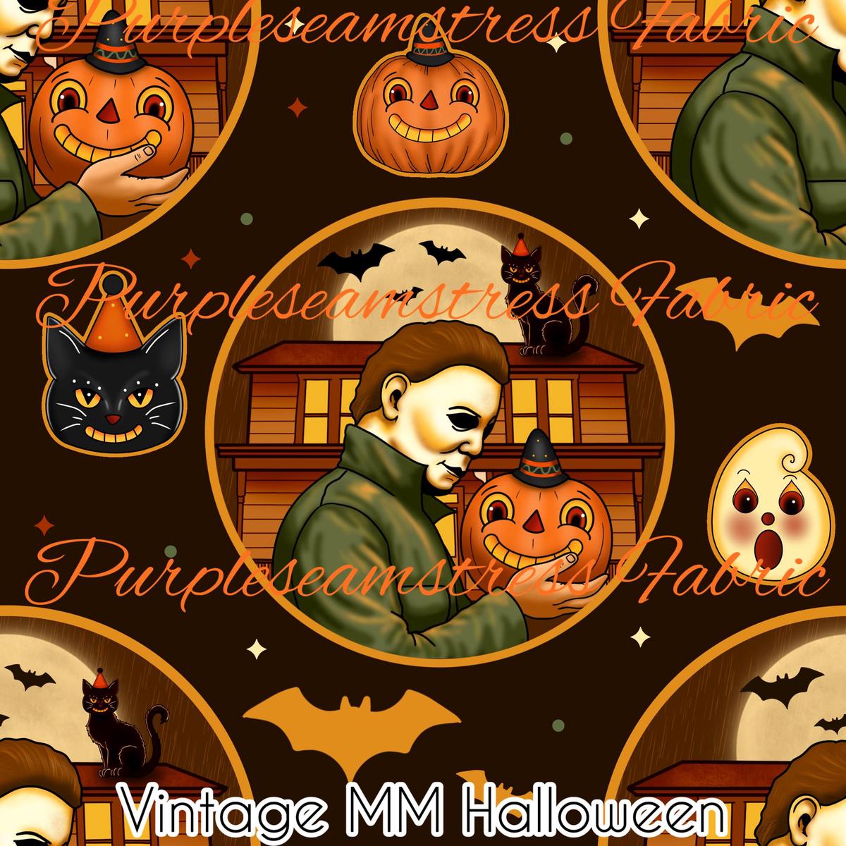 Vintage MM Halloween  Fabric