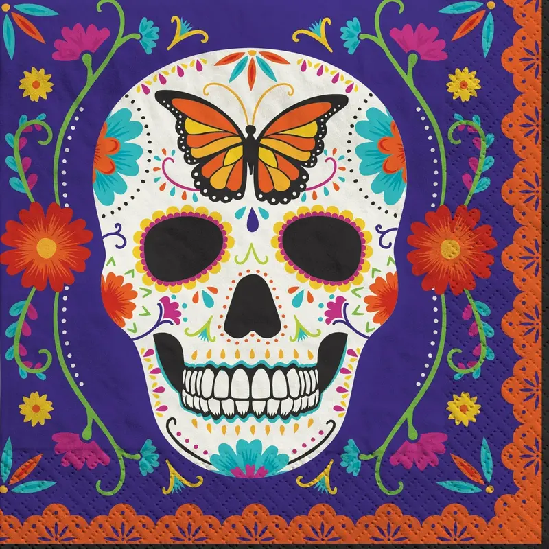 Dia De Los Muertos Luncheon Napkins