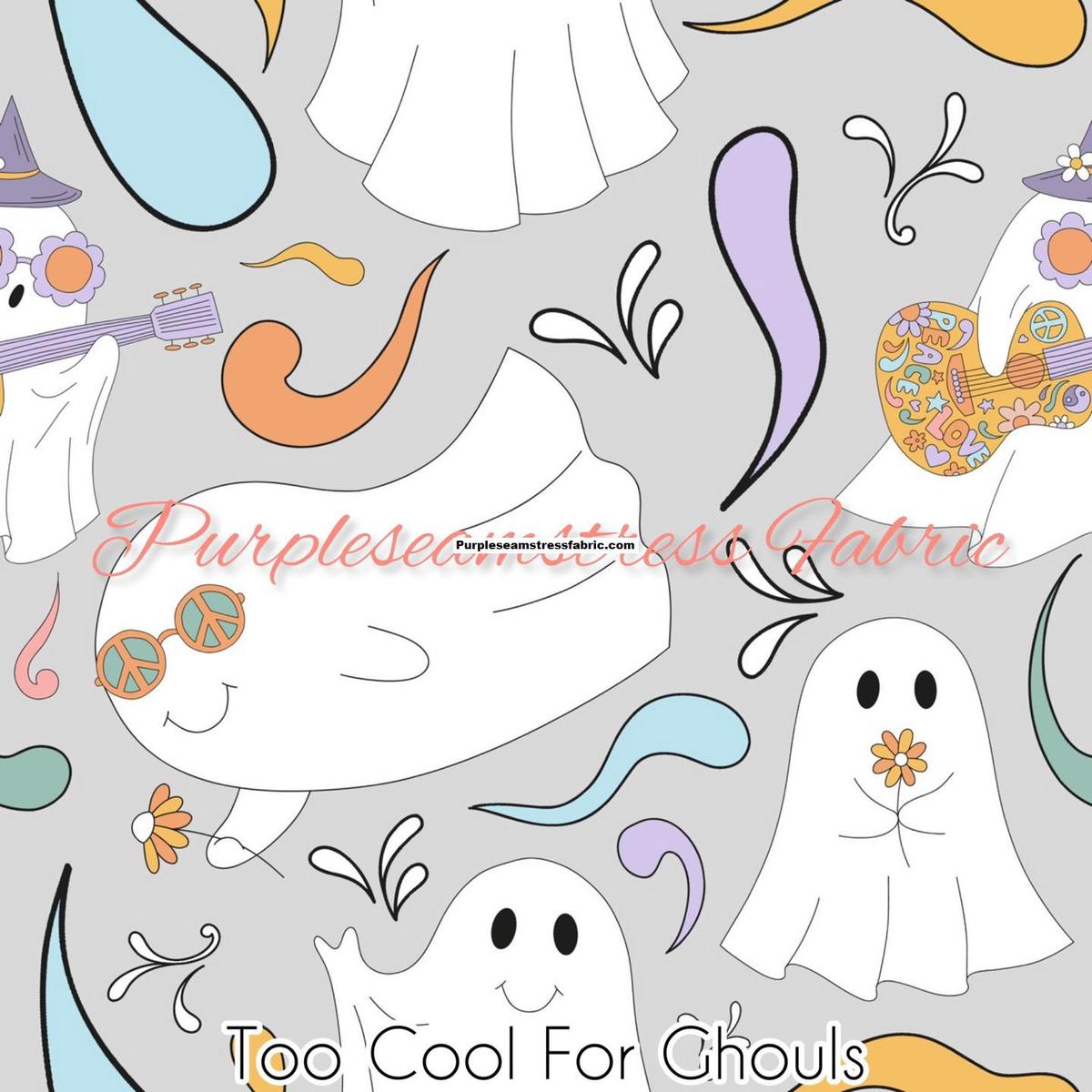 Too Cool For Ghouls  Fabric