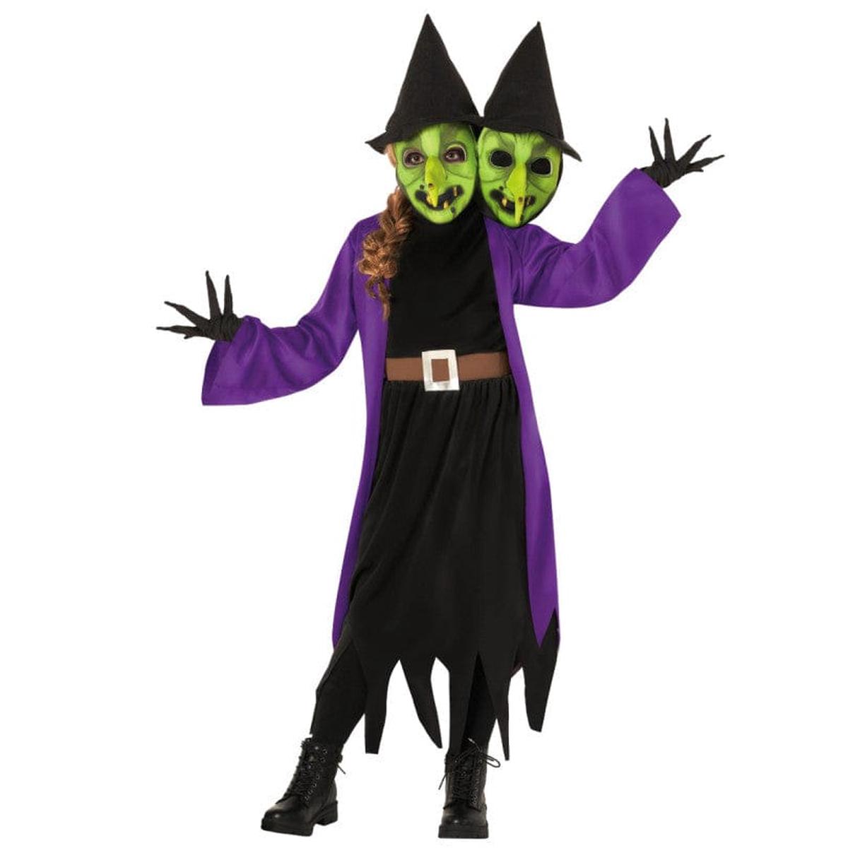 Two Headed Witch Costume Small