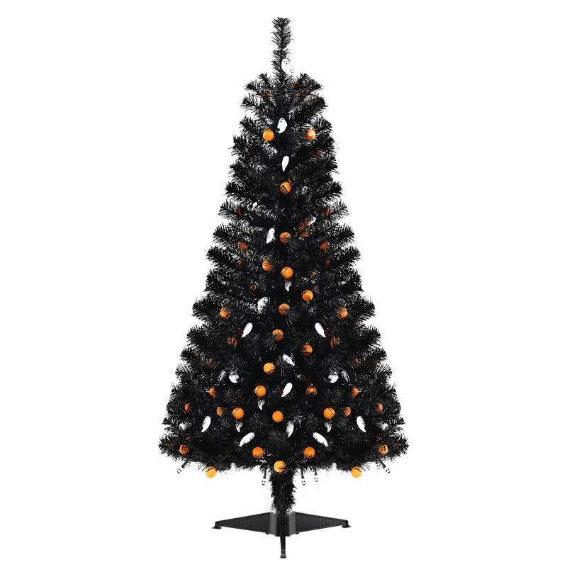 4.5 Feet Artificial Halloween Tree, 6 Lighting Modes, 5 Musics