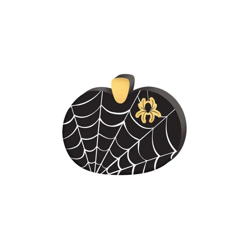 Pumpkin Spider Web Sign