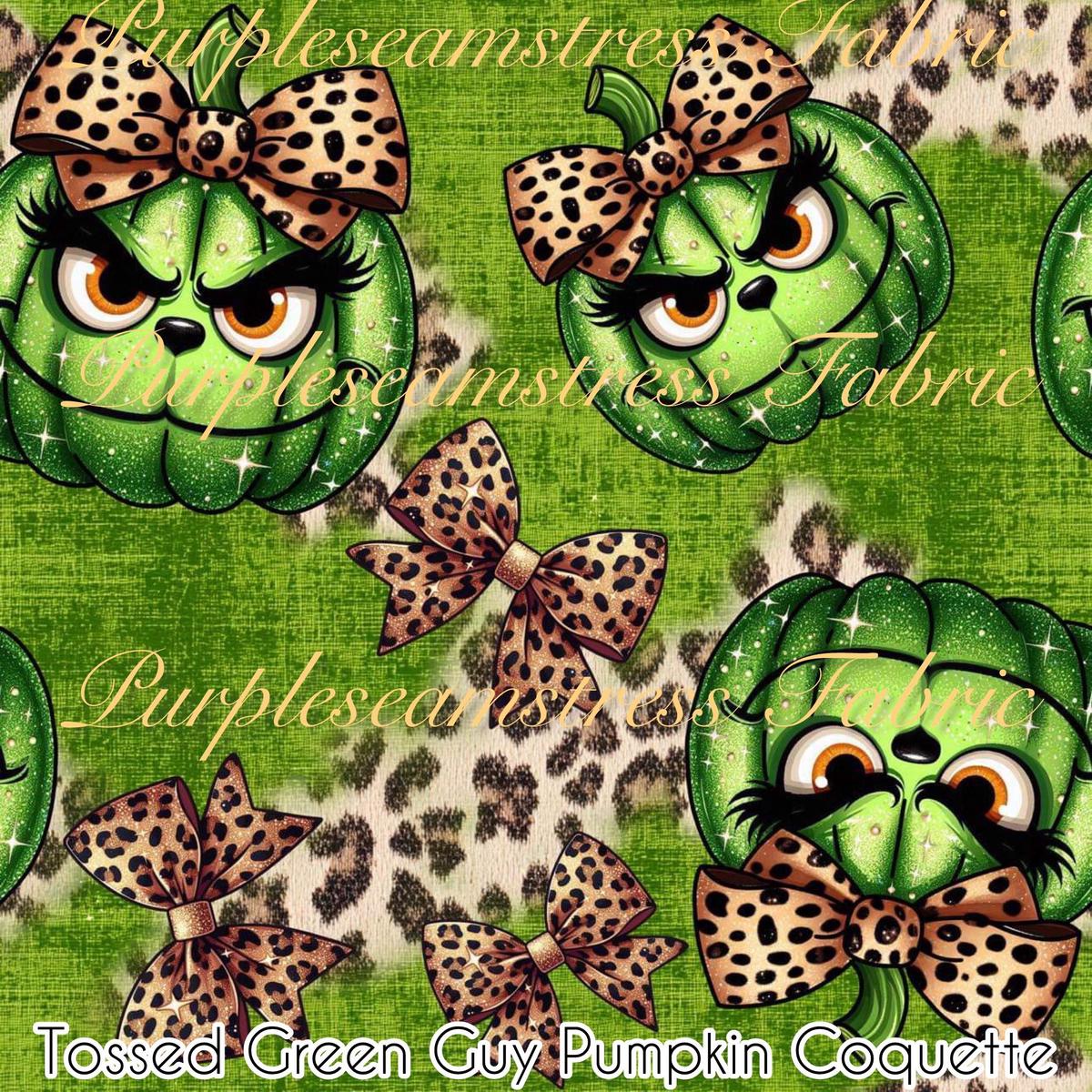 Tossed Green Guy Pumpkin Coquette ...