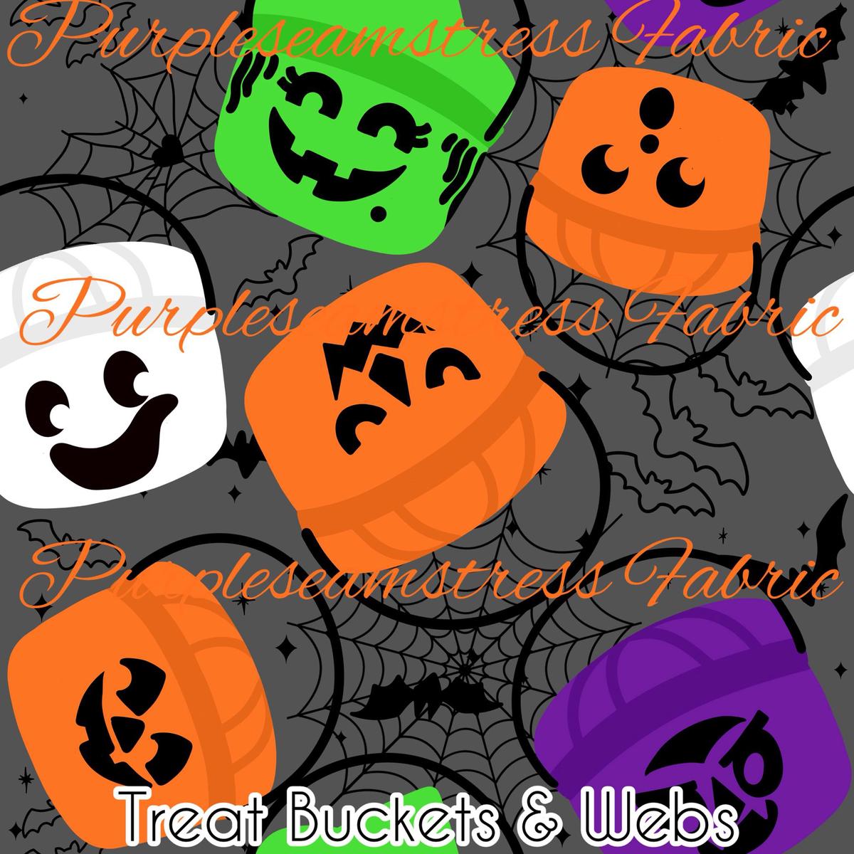 Treat Buckets & Webs  Fabric