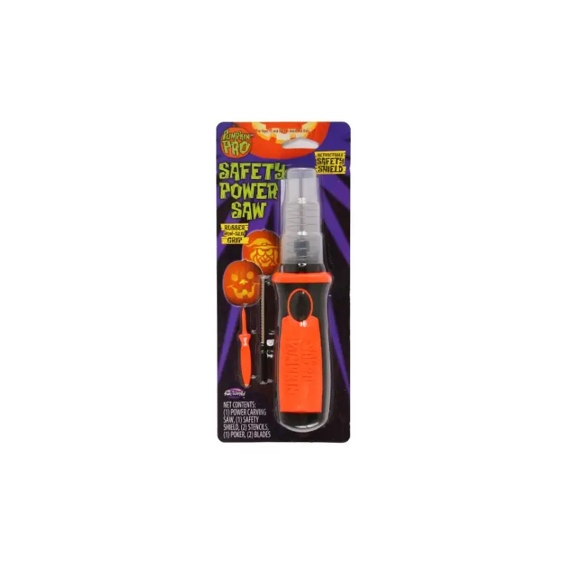Fun World Pumpkin Pro Safety Power Saw Carving Kit
