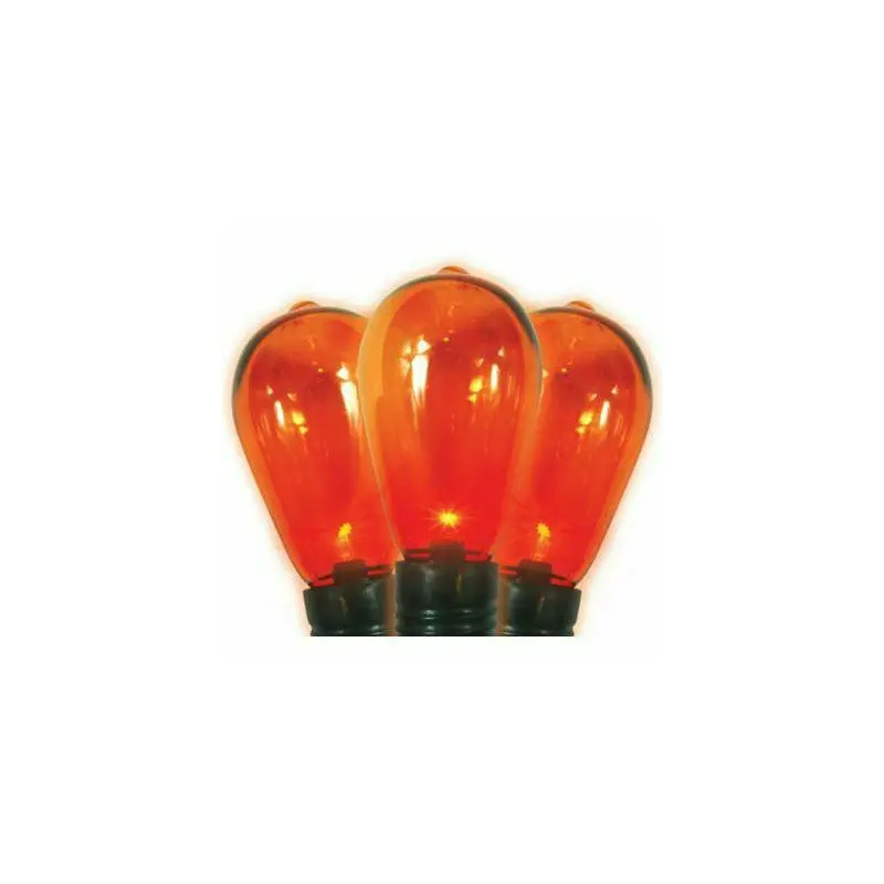 Orange Edison String Lights with Sound