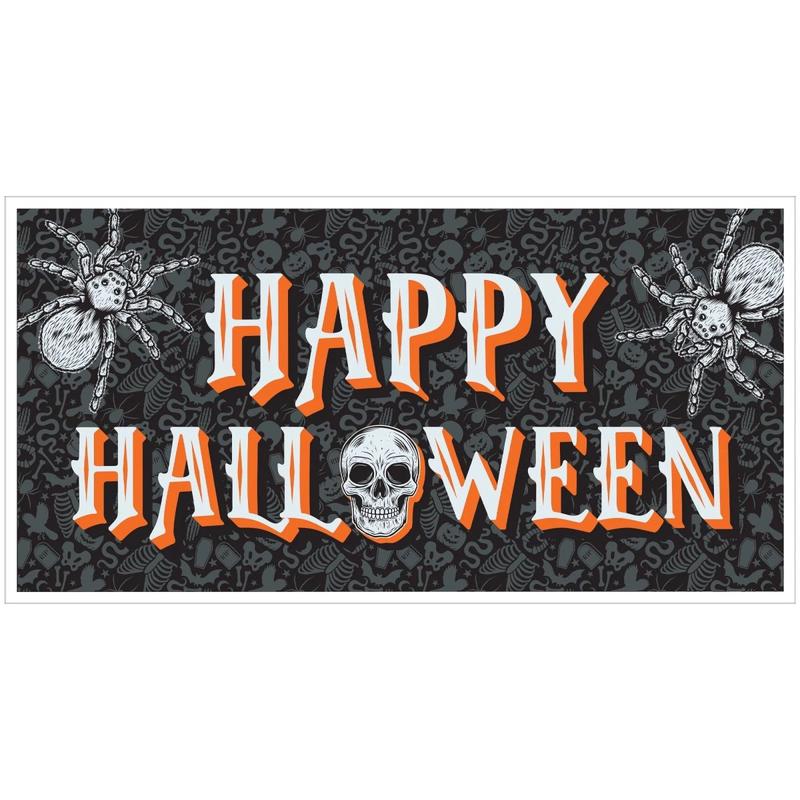 Wicked Haunting Halloween Banner, 33.5 x 65 Inches, 1 Count