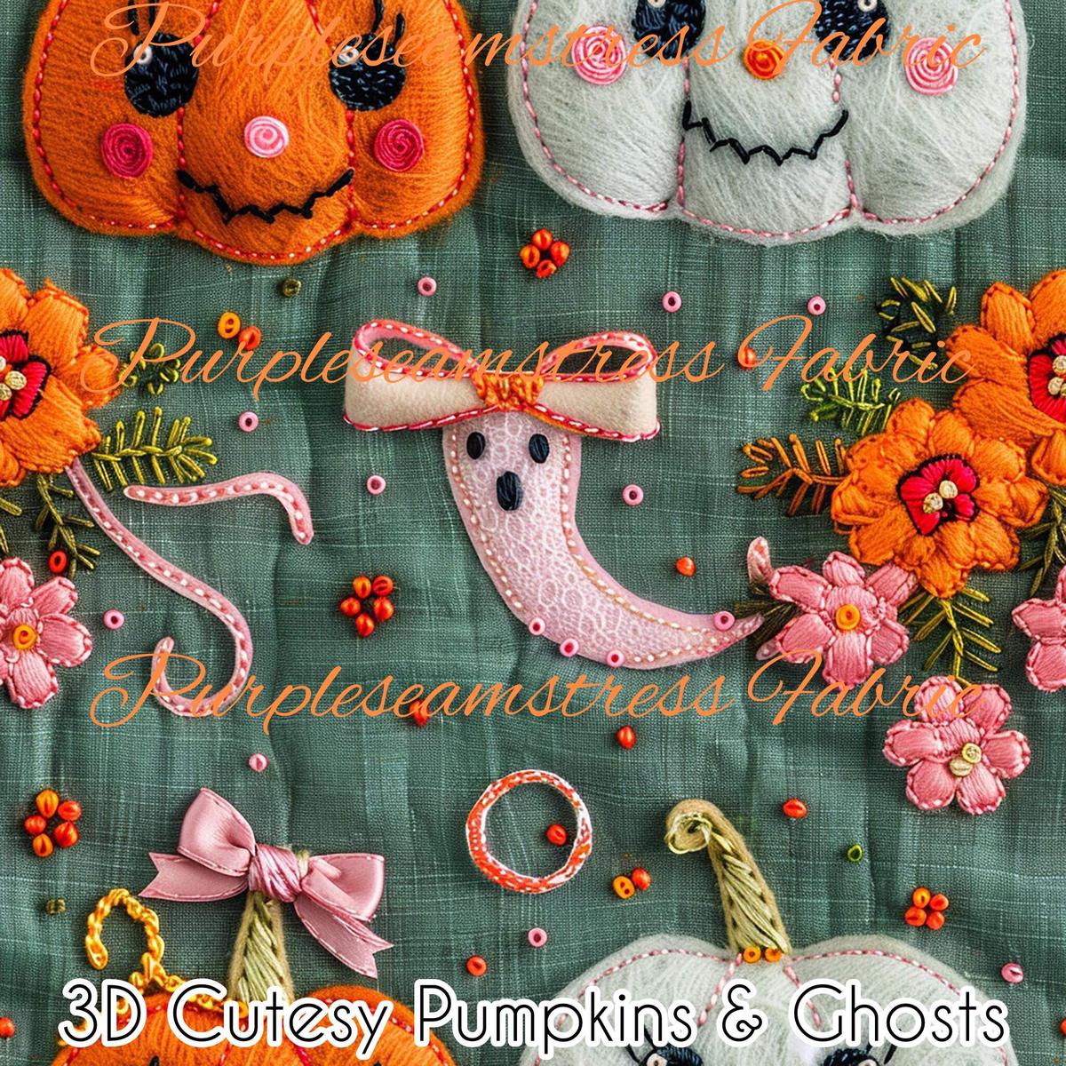 3D Cutesy Pumpkins & Ghosts ...